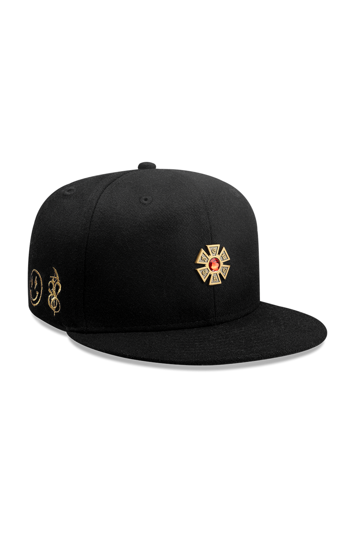 5950 NEW ERA OMERTA PIN BLACK CAP