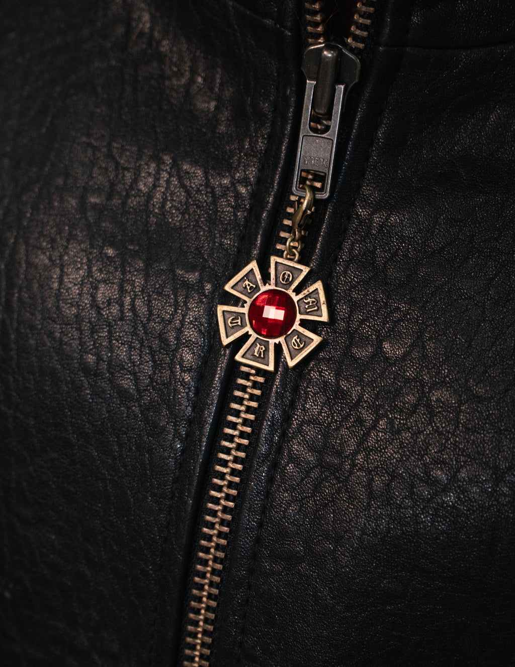 OMERTA BLACK LEATHER JACKET