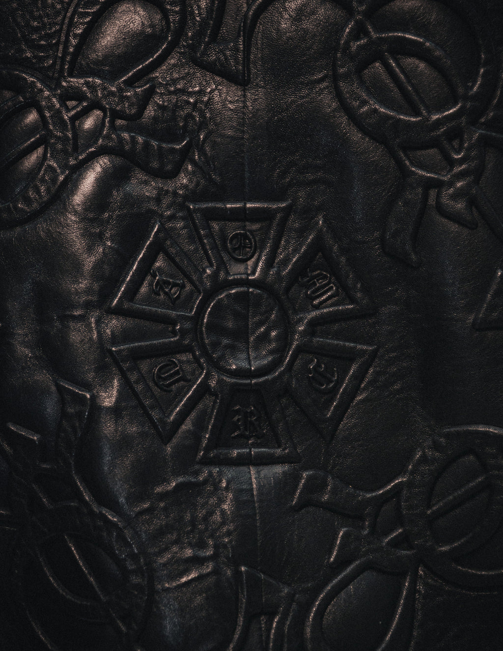 OMERTA BLACK LEATHER JACKET