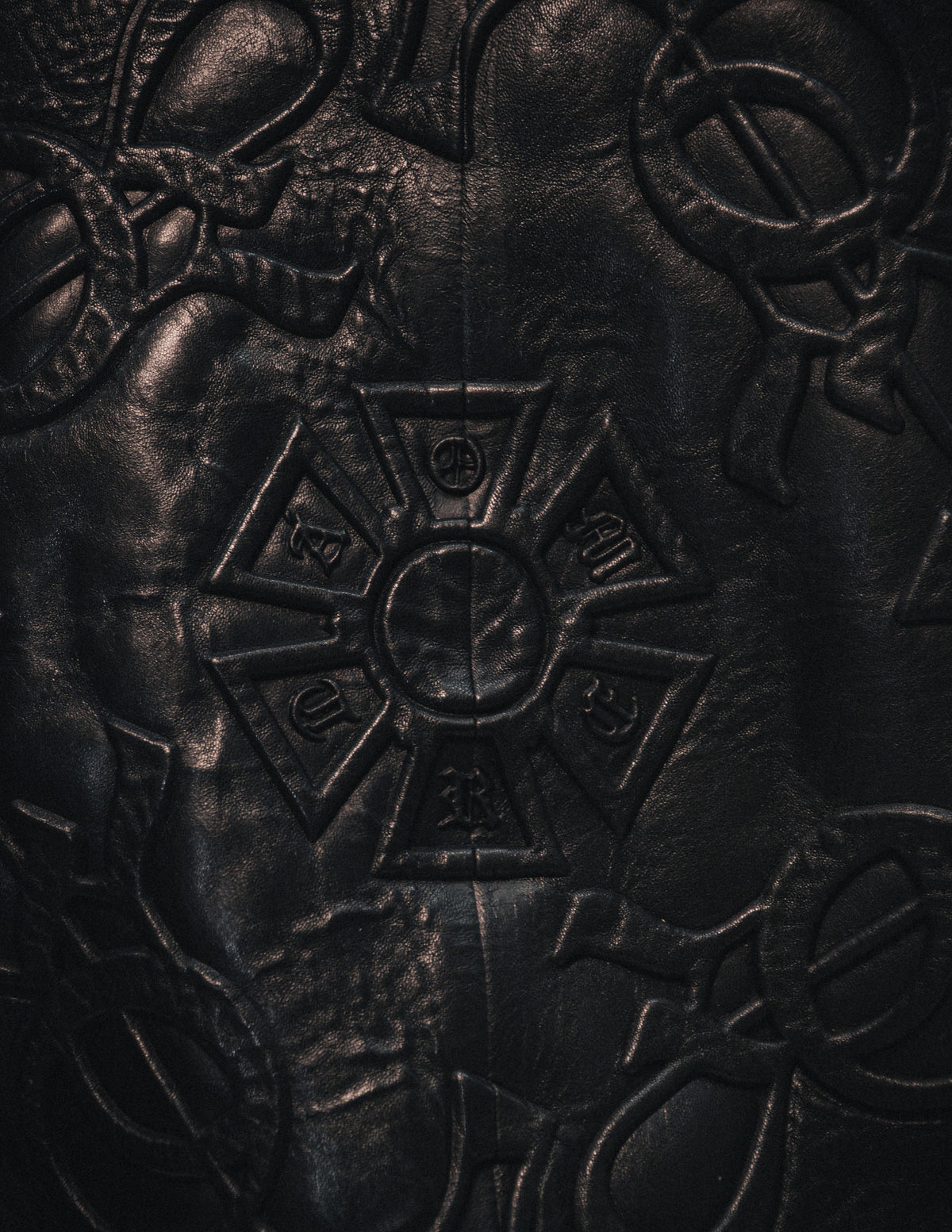 OMERTA BLACK LEATHER JACKET