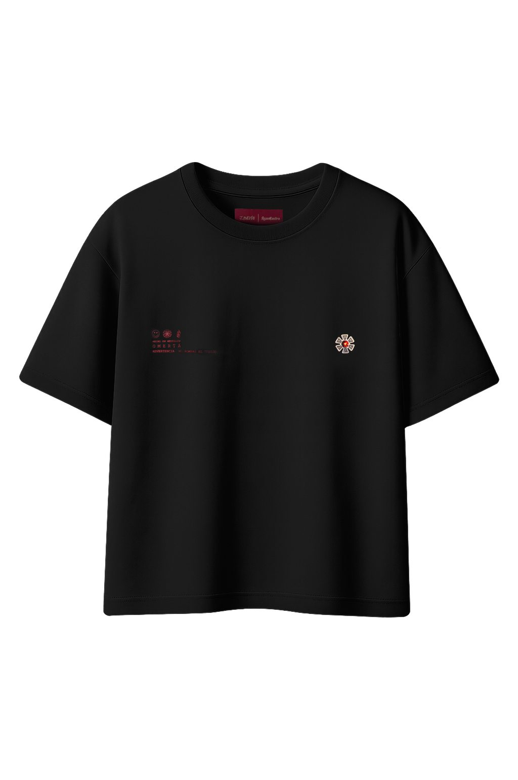 OMERTA PIN T-SHIRT BLACK