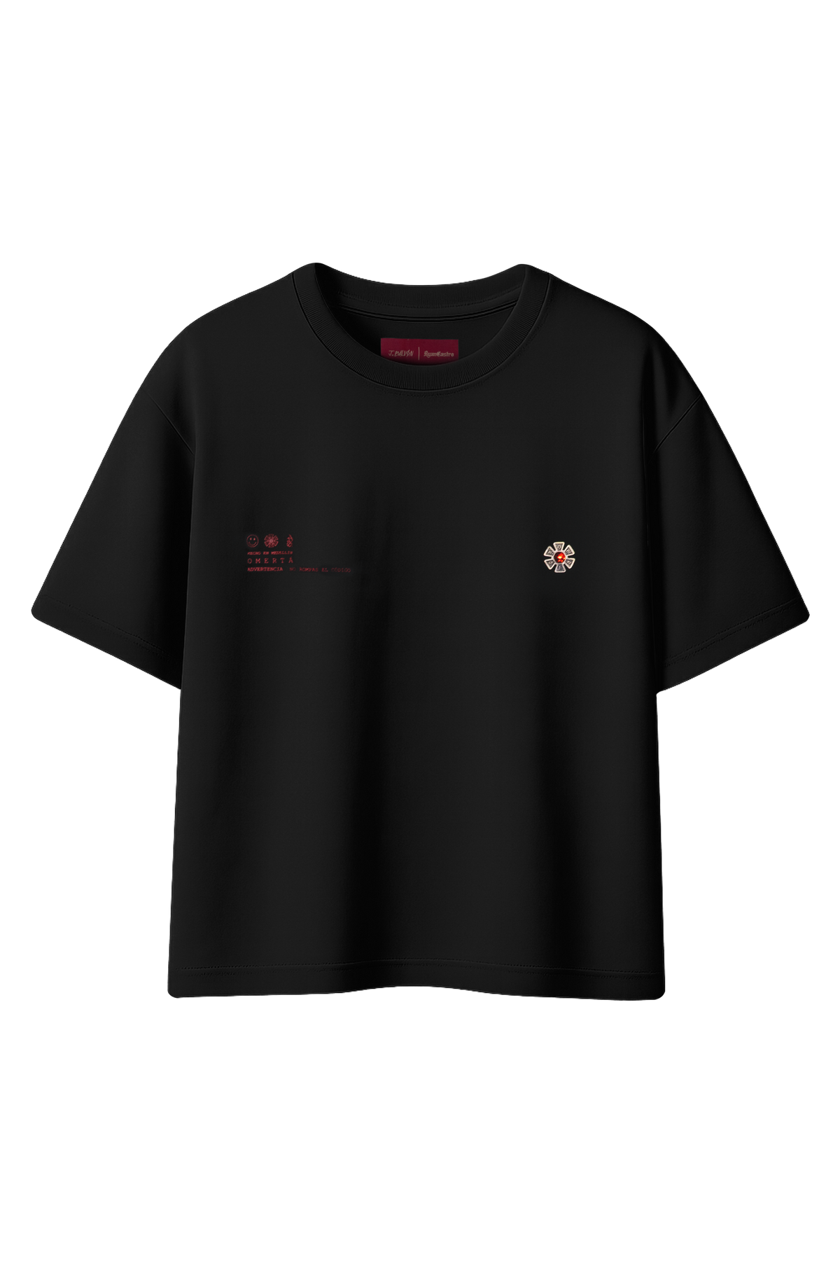 OMERTA PIN T-SHIRT BLACK