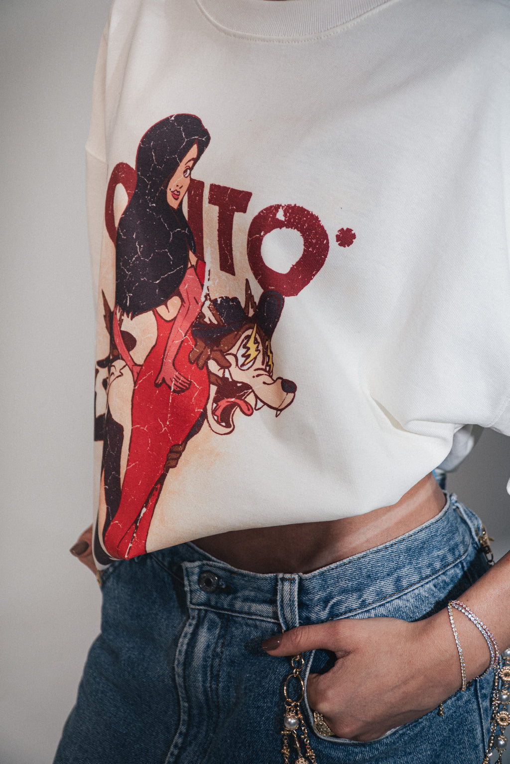 TONTO GRAPHIC T-SHIRT IVORY