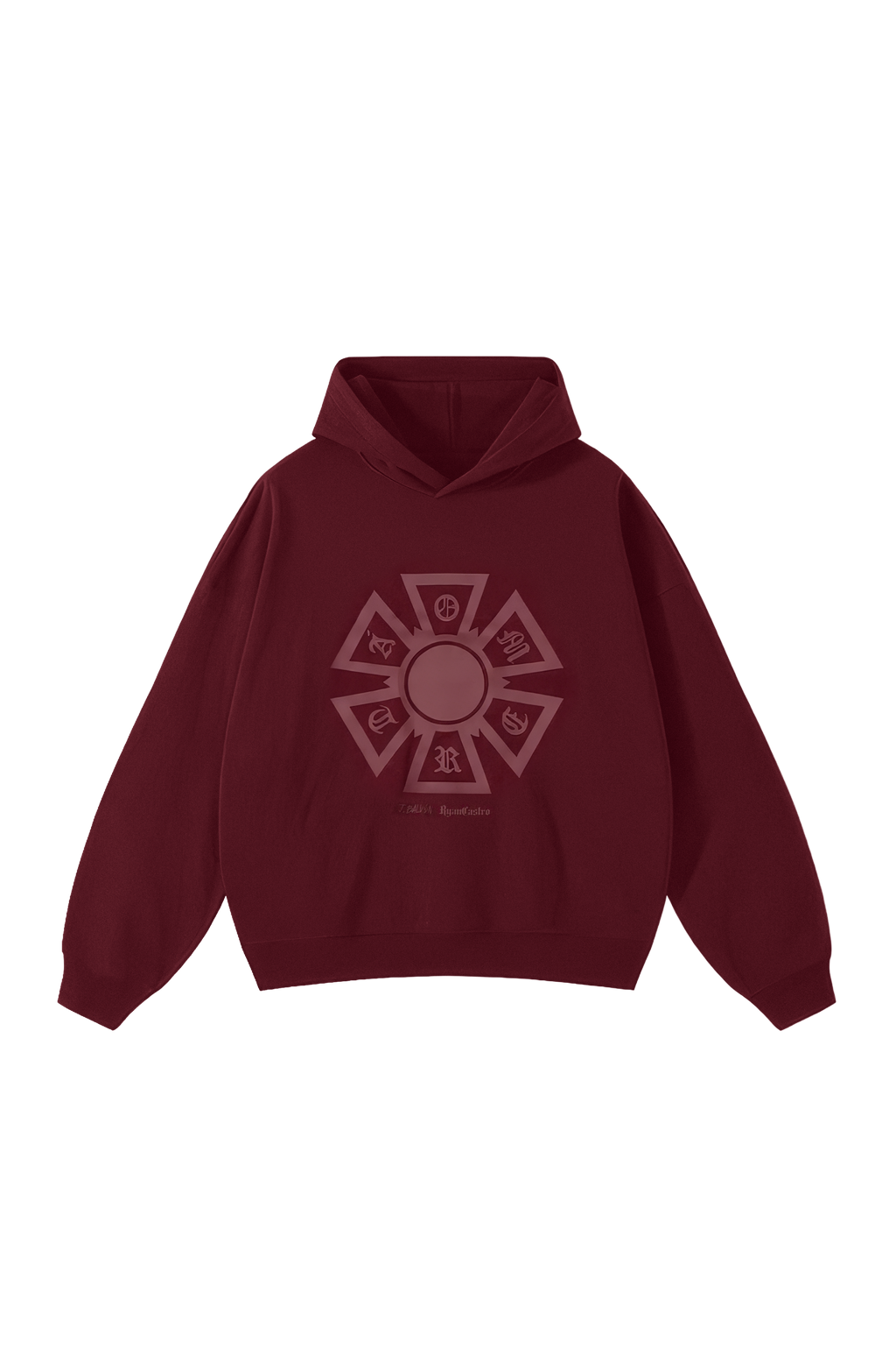 OMERTA MAROON HOODIE