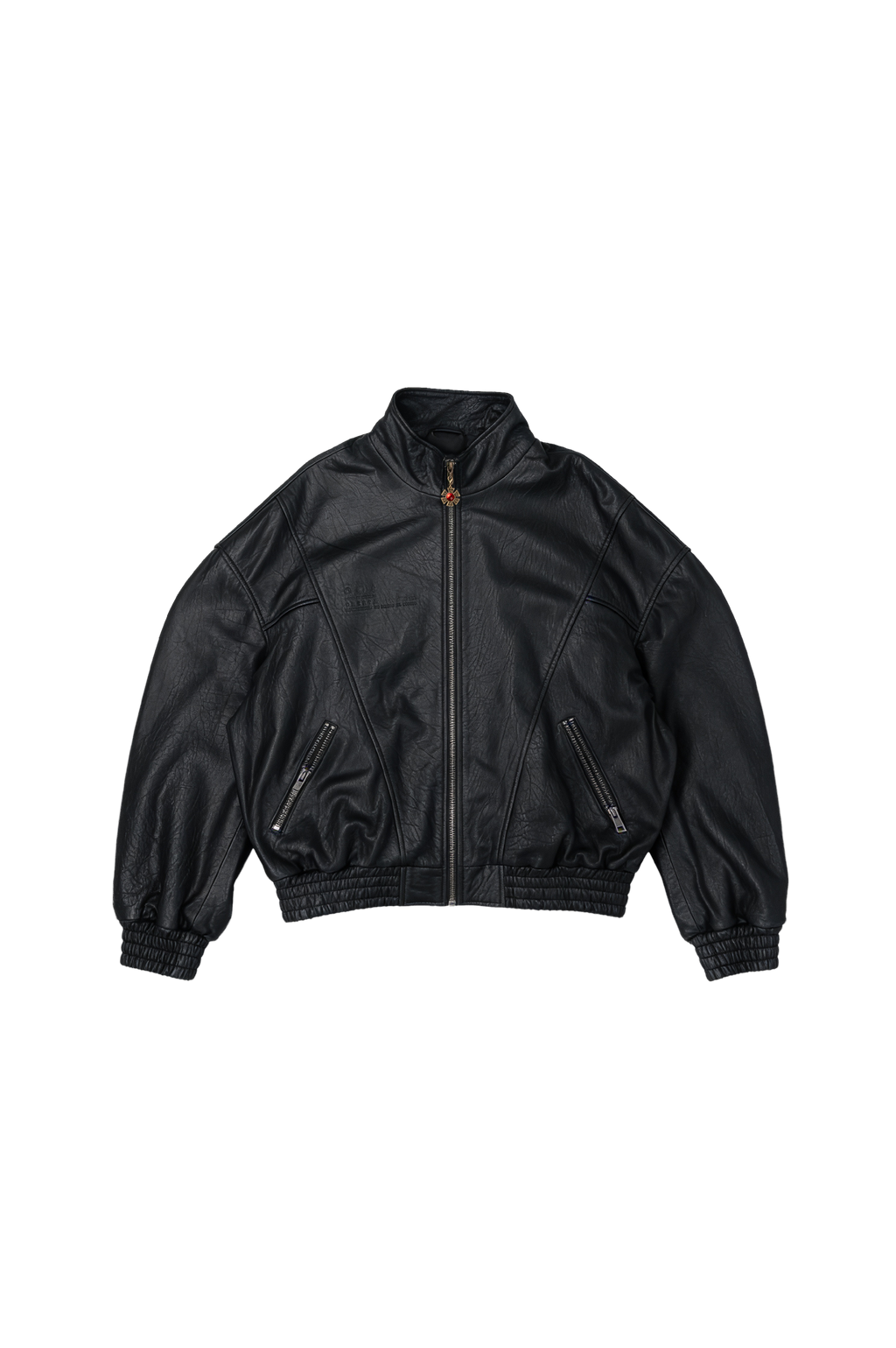 OMERTA BLACK LEATHER JACKET