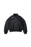 OMERTA BLACK LEATHER JACKET