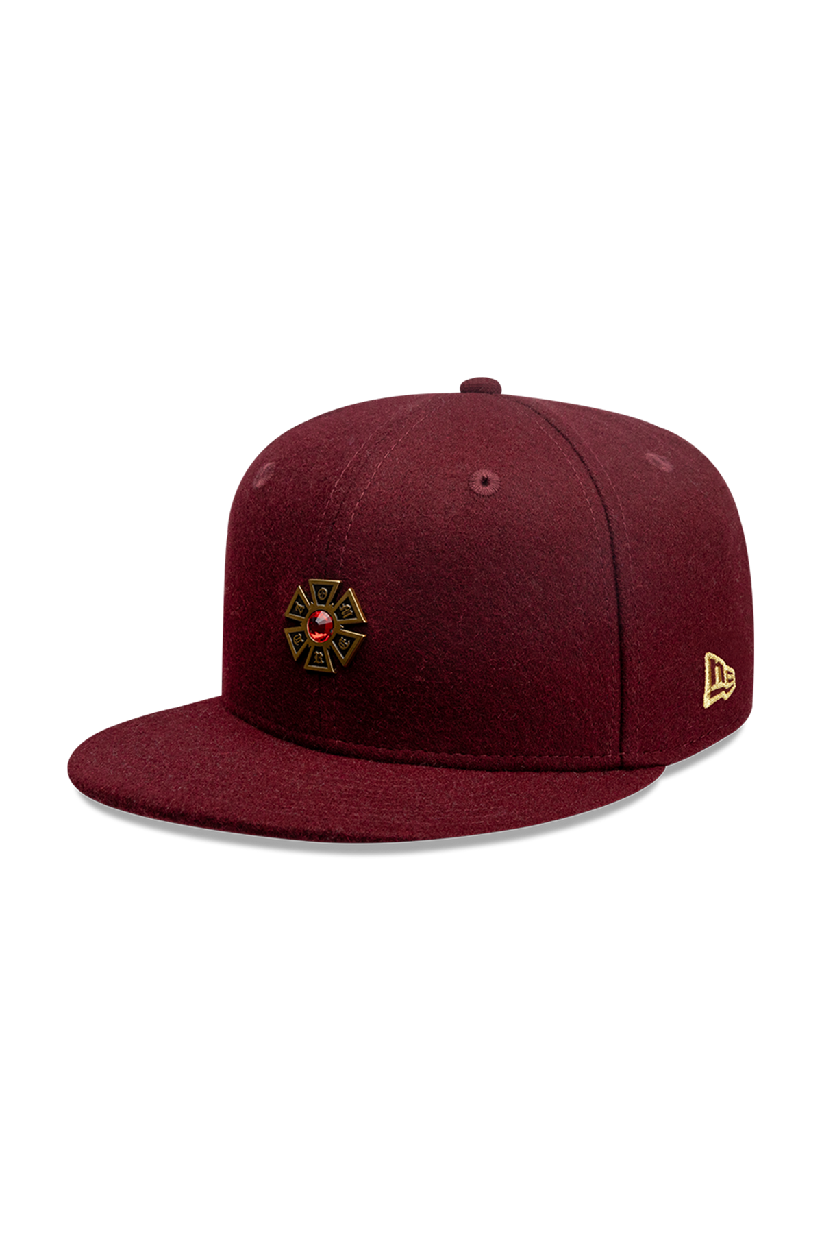 5950NEW ERA OMERTA PIN MAROON CAP