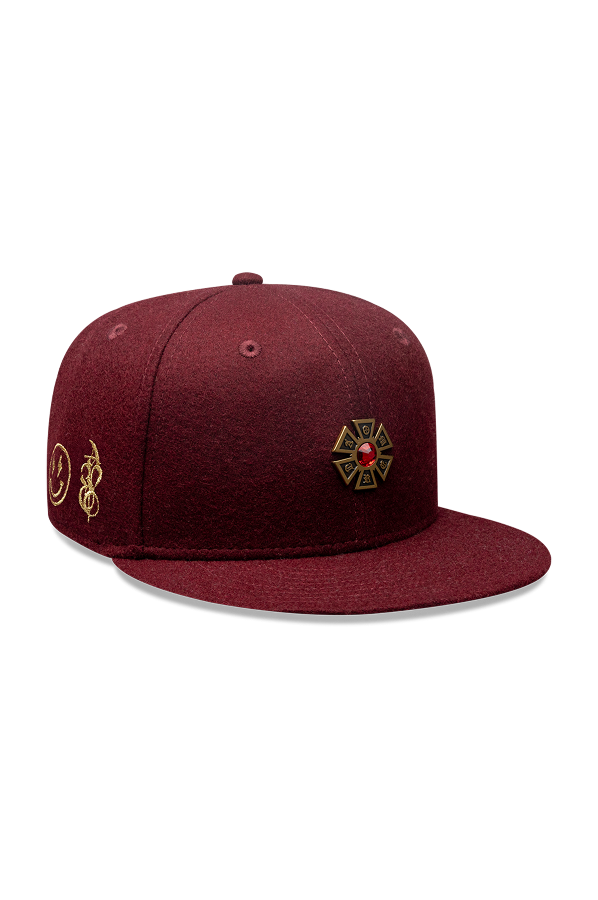 5950NEW ERA OMERTA PIN MAROON CAP