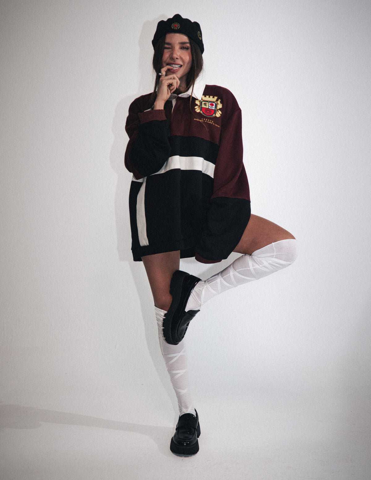 OMERTA LONG SLEEVE POLO