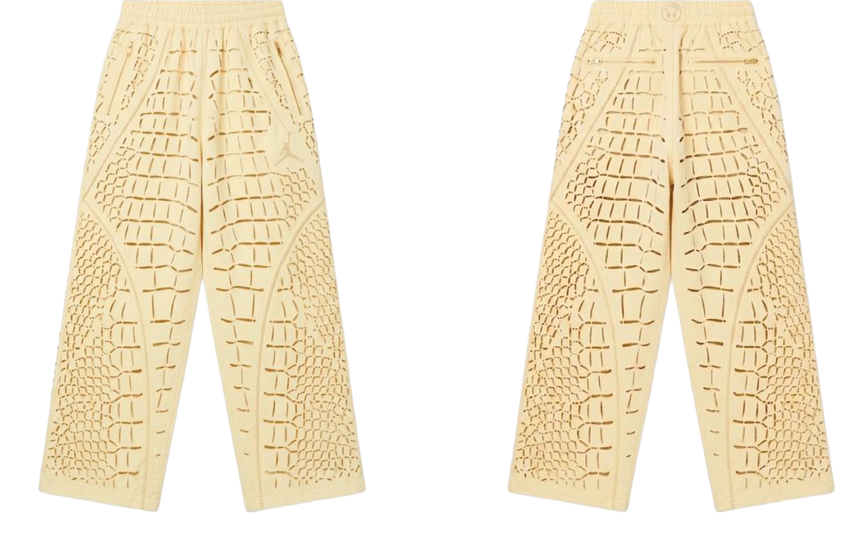 PREVENTA - J BALVIN PANTALÓN DEPORTIVO CON CORTE LÁSER – AMARILLO