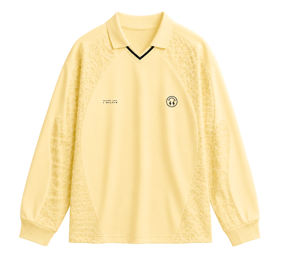 PREVENTA - J BALVIN POLO MANGA LARGA – AMARILLO